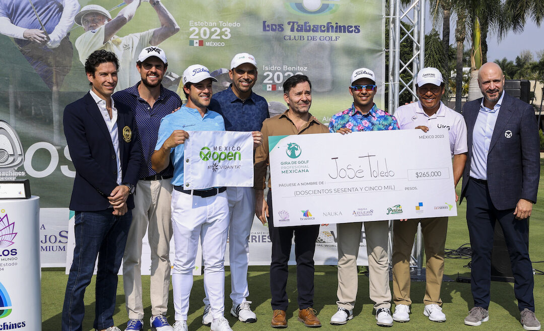 En emocionante final, José Toledo se llevó la gira de Golf Profesional en Morelos