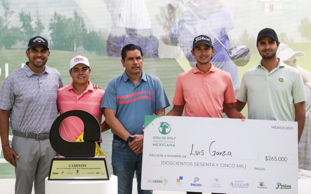 El mexicano Luis Gerardo Garza se proclamó campeón del Abierto de Aguascalientes.