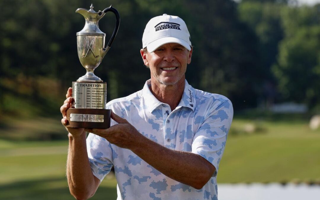 Champions Tour, el estadunidense Steve Stricker dio otra exhibición en Birmingham, Alabama