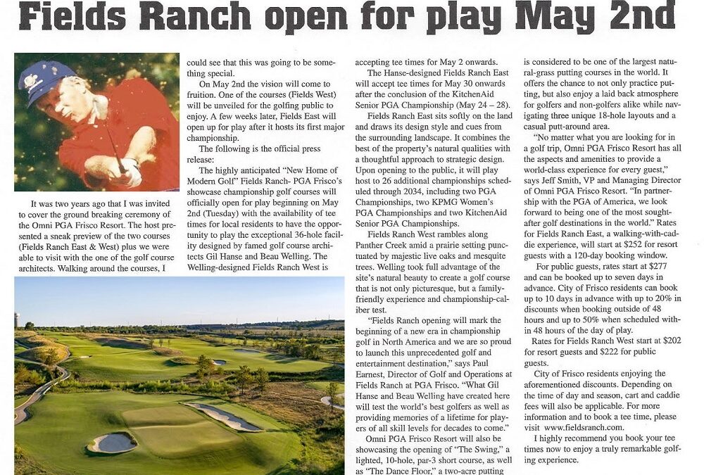 Sports Page Weeky – Tom Ward