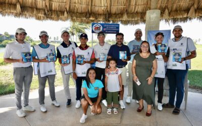 Como parte de la Acción Social del Tres Vidas Tour Championship, integrantes de la GGPM recibieron a representantes de  HOTEPA