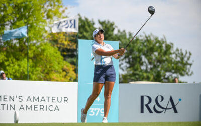 Ela Anacona dio vuelta la historia y lidera el WALA en Pilar Golf