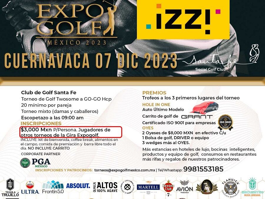 Gira Expo Golf. 7 de Diciembre