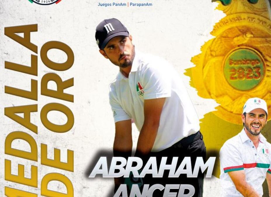 Abraham Ancer gana el oro en los Juegos Panamericanos