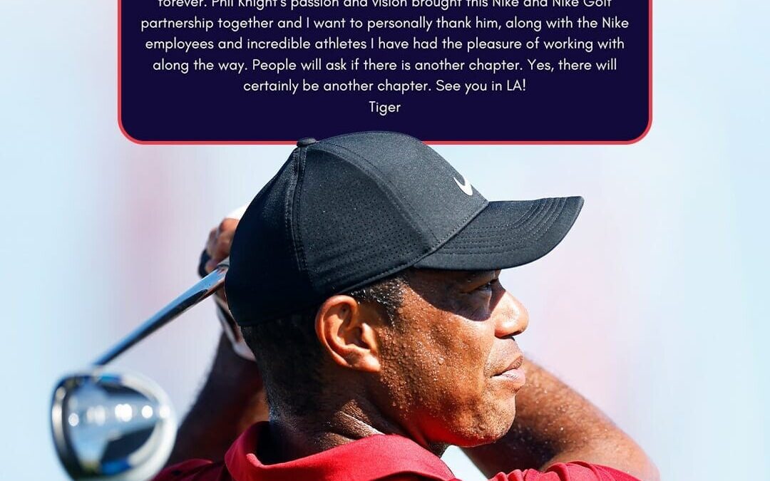 Es oficial: Tiger y Nike rompen relaciones