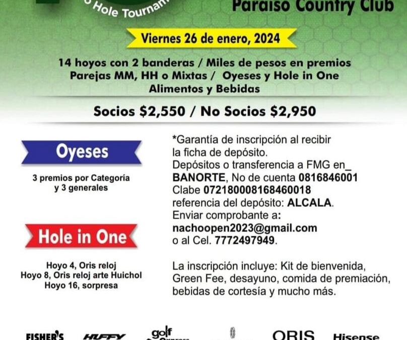 10mo. Aniversario Nacho Alcalá Torneo A Go-Go de Parejas