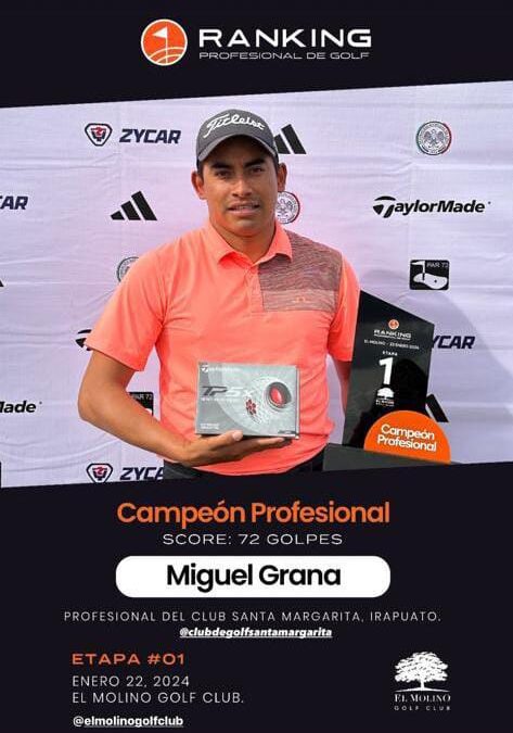 Miguel Grana gana el Ranking Profesional