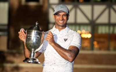 El inglés Aaron Rai, captura un torneo del PGA Tour.