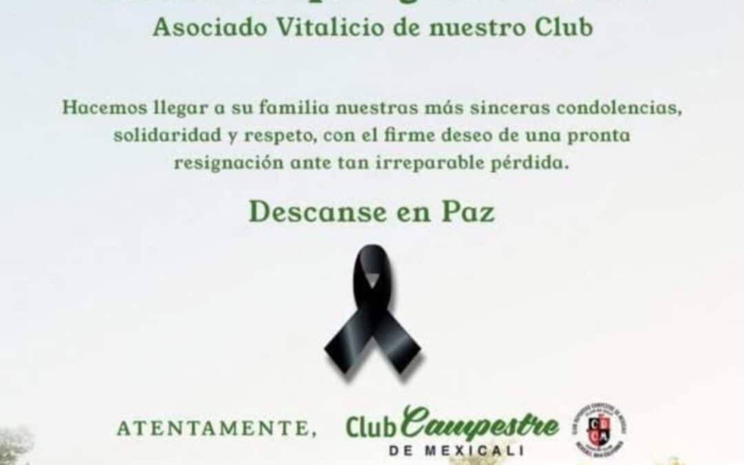 Efrén Quiroz Díaz. Descanse en paz