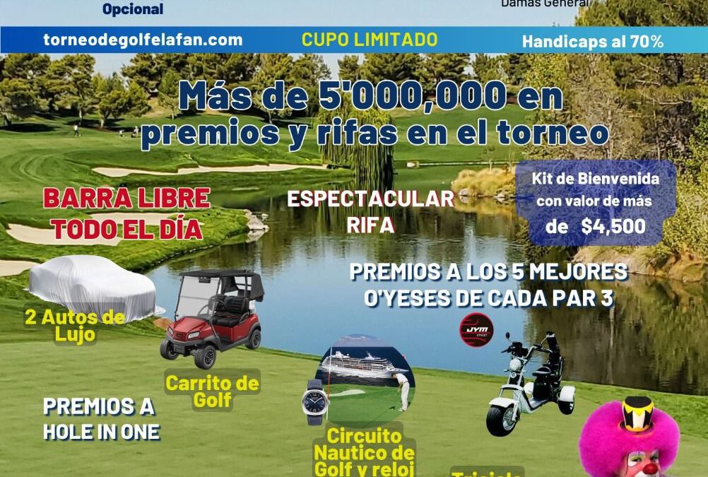 11vo Torneo de Golf Copa El Afán en Amanali