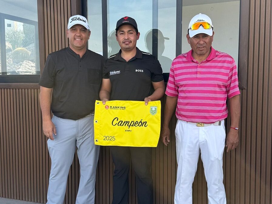 Luján gana primera etapa del Ranking Profesional de Golf (RPG) 2025