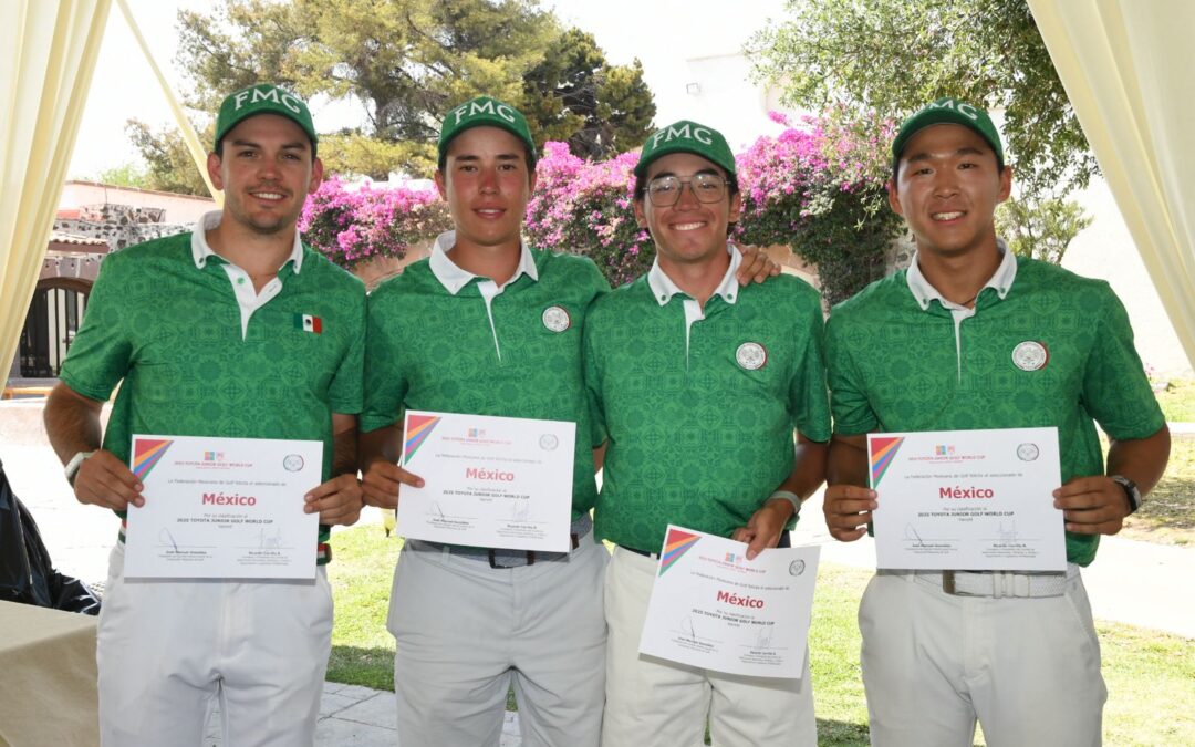 México varonil triunfa en la calificación del Toyota Junior Golf World Cup