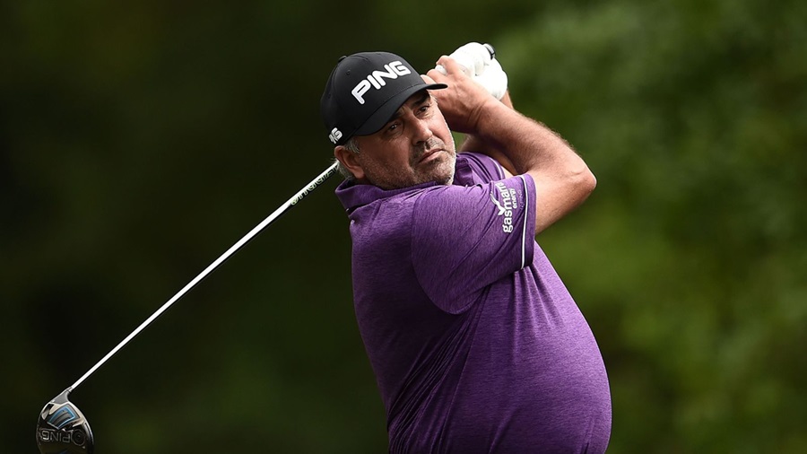 El argentino Angel Cabrera en la final del Regions Tradition