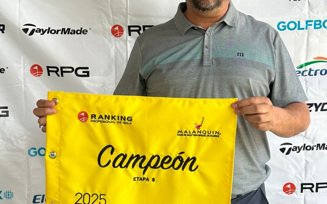 Ricardo Soto se impone en la etapa 8 del Ranking Profesional con una ronda de 68 golpes en el desafiante campo de Malanquin