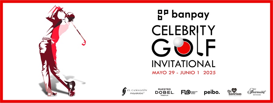Brilla en Mayakoba como evento de lujo: Banpay Celebrity Golf Invitational 2025