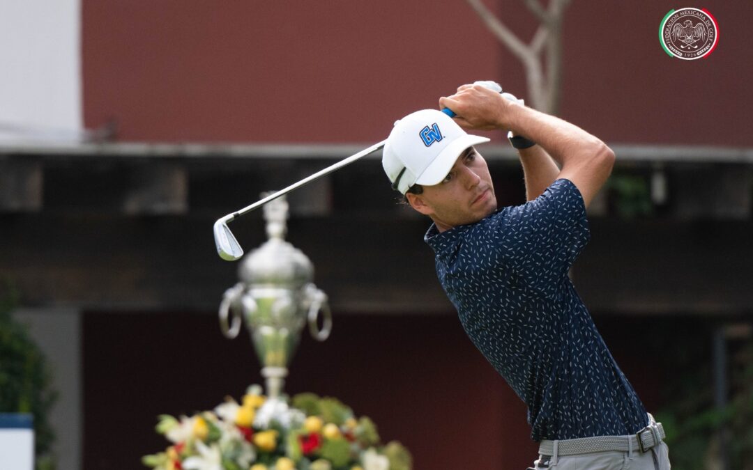 Manuel Cue asume el liderato del Campeonato Nacional Amateur con 18 hoyos por jugar