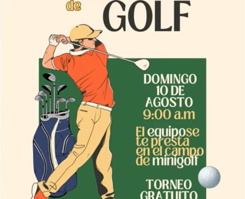 2do torneo de golf en Iztapalapa