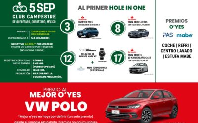 Prepárate al torneo de golf PRETTL 2025 en Campestre de Querétaro, México