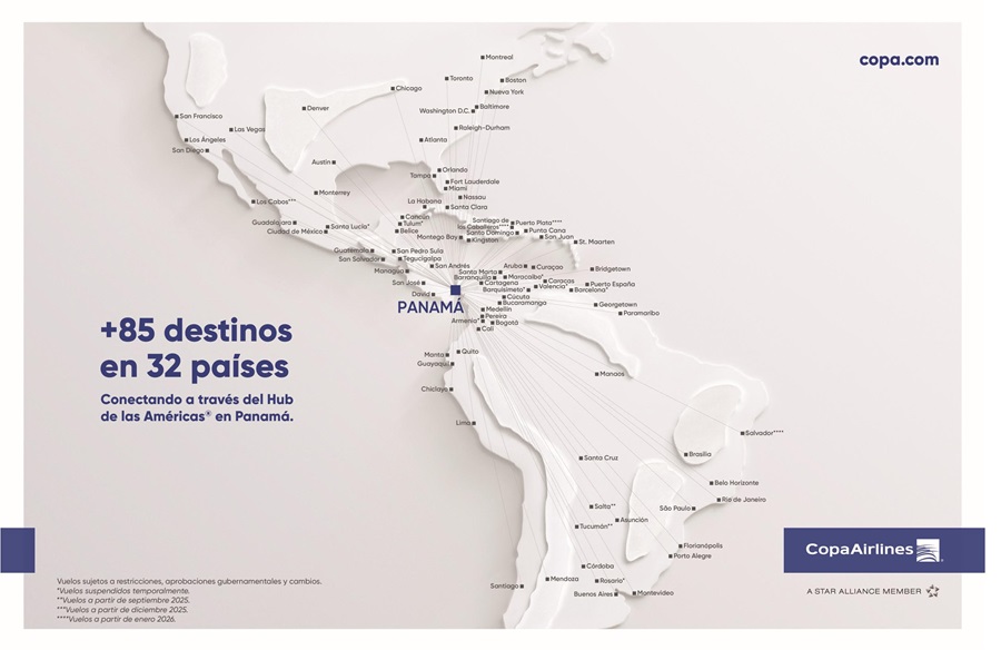 Festeja el mes patrio con las mejores tarifas Copa Airlines