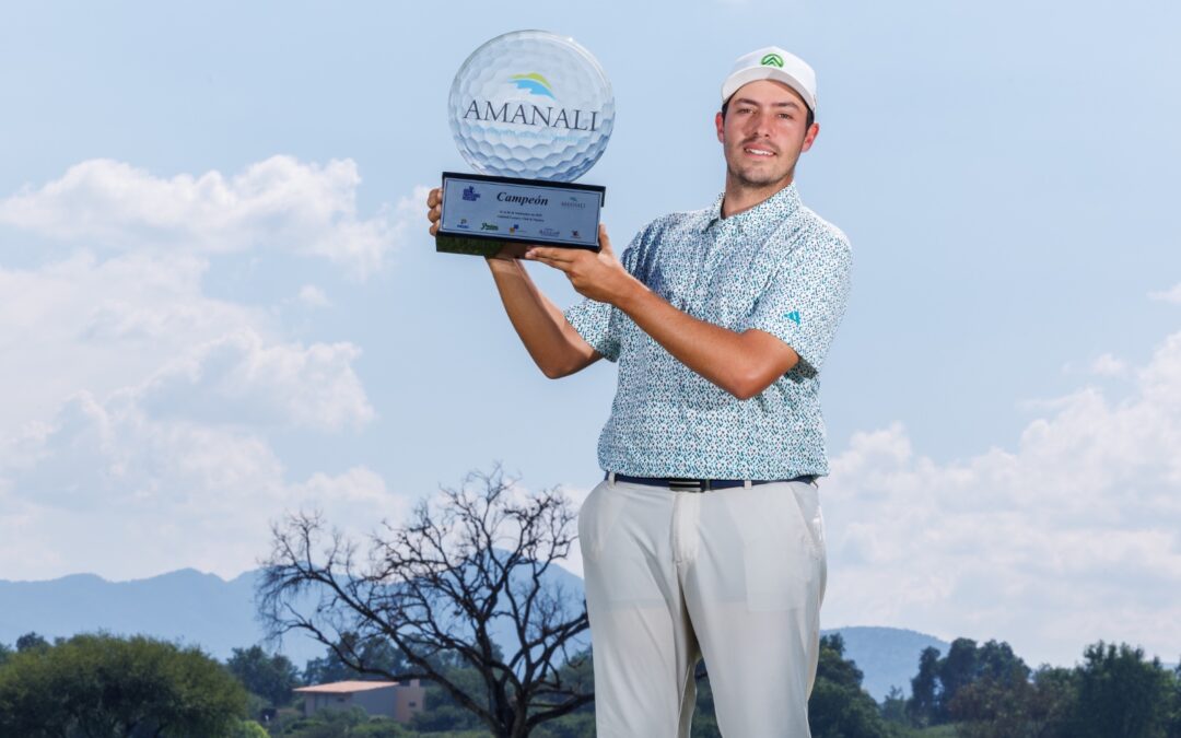 Santiago de la Fuente conquista el Amanali Classic y suma su segundo triunfo consecutivo en la Gira Profesional Mexicana