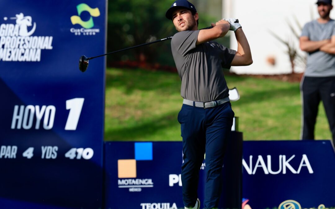 Con ronda de 66 golpes (-6) Alejandro Madariaga toma el liderato del Bajío Open, tercera fecha de la temporada 2025-26 de la GPM