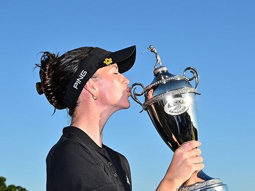 LPGA, la sueca Linn Grant se inspiró ante la anfitriona del torneo