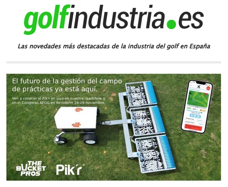Novedades de la industria del golf de España