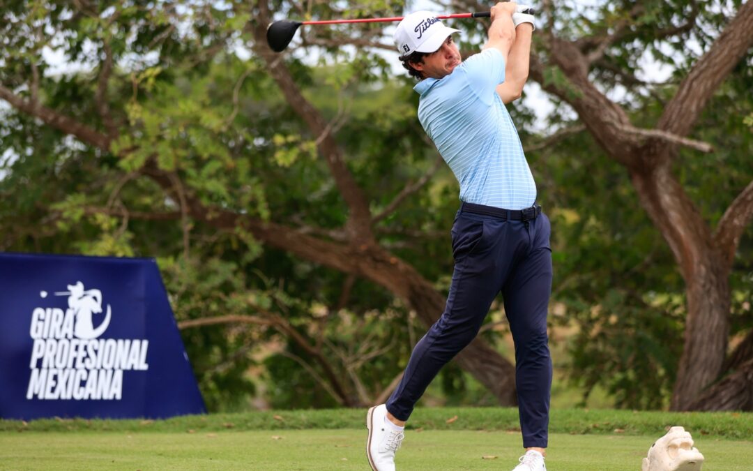Sebastián Vázquez mantiene el liderato de El Jaguar Open quinta etapa de la GPM que se finaliza mañana en el Yucatán Country Club