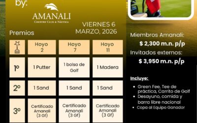 Torneo de Golf de Naciones y Empresas 2026 en Amanali