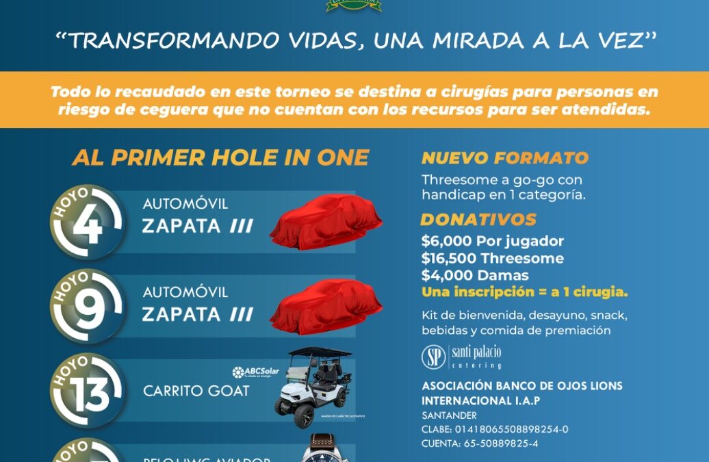 20ª edición del Torneo de Golf Compostela este 12 de mayo