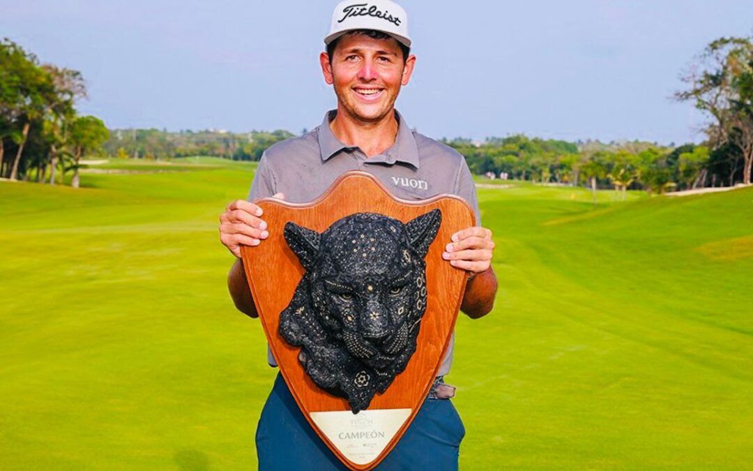 Korn Ferry Tour, el estadunidense Dylan Menante se llevó al triunfo en Tulum Championship, at PGA Riviera Maya