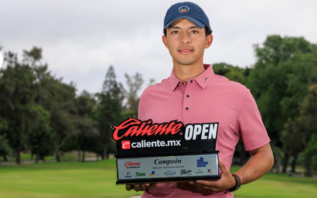 José Cristóbal Islas se corona campeón del Caliente.mx Open de la Gira Profesional Mexicana en el Campestre de Tijuana