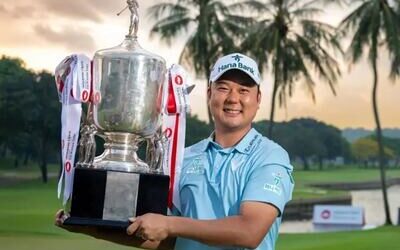 Asian Tour, el coreano Jeongwoo Ham soportó la presión que le impuso el australiano Cameron John