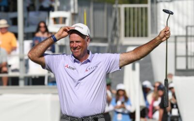Champions Tour, el estadunidense Stewart Cink cerró de manera soberbia el torneo en Newport Beach, el Hoag Classic