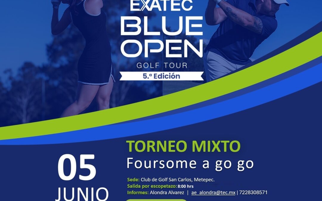 Este 5 de junio juega el EXATEC Blue Open Golf Tour