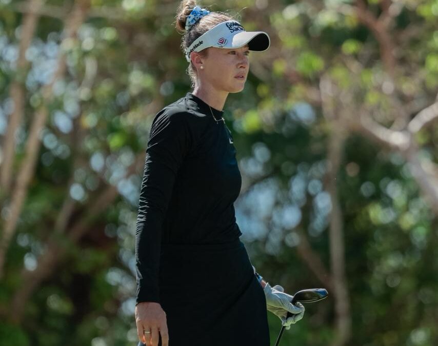 Nelly Korda responde como gran favorita y sube al liderato en Mayakoba