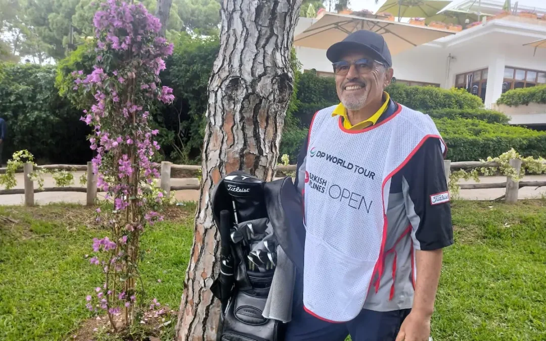 Jorge Gamarra: el patriarca de los caddies argentinos que lleva 38 años en Europa y estuvo con el Cabrera más “salvaje”