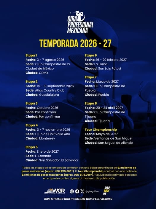 Calendario GiraPGAM