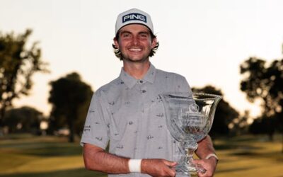 Derek Hitchner, quien debutó como ganador en el Korn Ferry Tour
