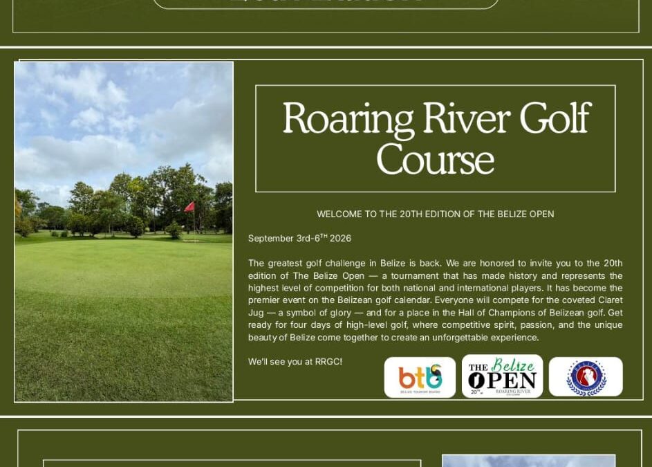 The Belize Open 20th Edition