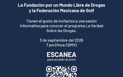 Invitación por un mundo libre de drogas y la FMG