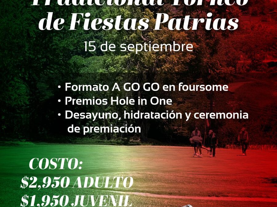 Tradicional Torneo de Fiestas Patrias y Torneo de Aniversario en Santa Fe