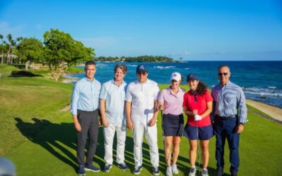 Lorena Ochoa vivió una jornada especial en Casa de Campo y jugó por primera vez en Teeth of the Dog